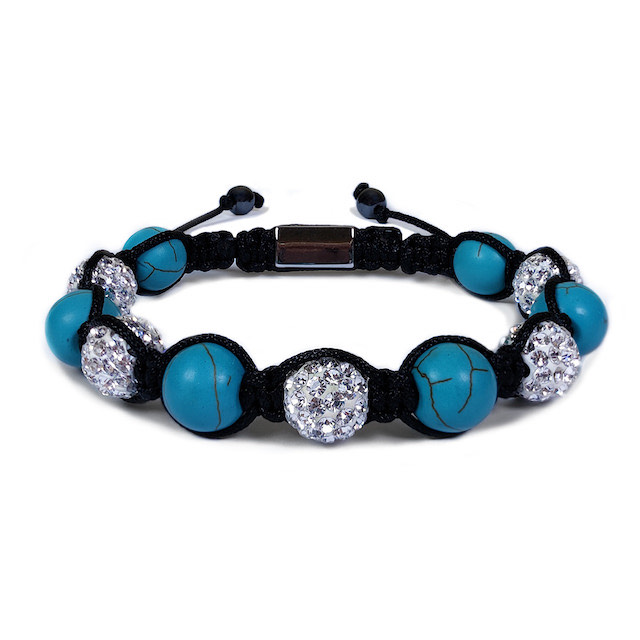 Crystalized Turquoise Bracelet