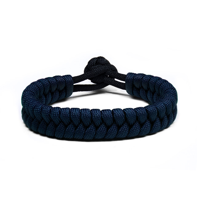 Navy Blue Braided Paracord Bracelet